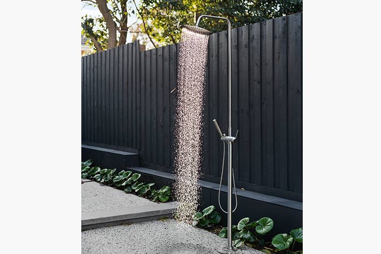 Melbourne Display Home outdoor shower